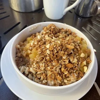 Pineapple Cobbler Steel-Cut Oatmeal