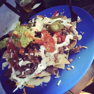 Best nachos ever (carne asada)