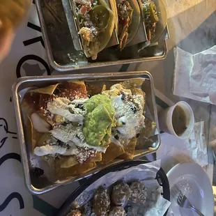 Tacos, nachos, and elote bites