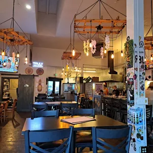 Inside restaurant