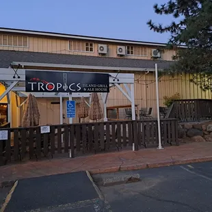 Tropics Island Grill &amp; Ale House.