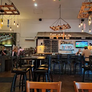 Inside restaurant