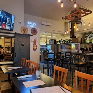 Inside restaurant