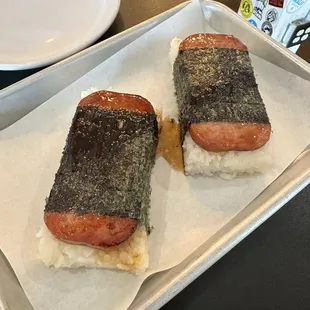 Spam Musubi. Huge!