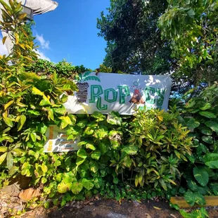 Sign out front. Tropics Mini-golf.