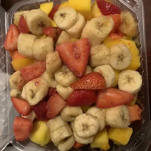 $10 large fruit salad. This is what &quot;fresh&quot; fruit to this restaurant.