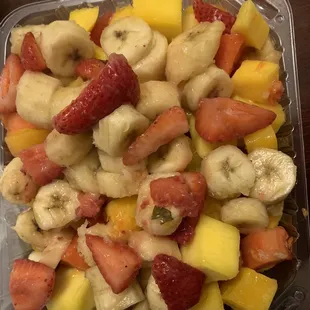 $10 Large fruit salad. This is what &quot;fresh&quot; fruit is to this restaurant.