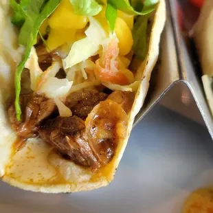 Ox tail tacos