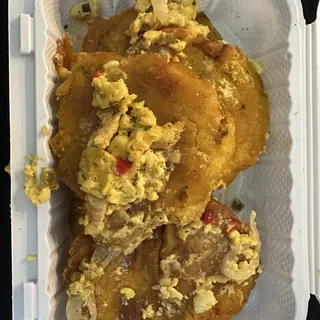 Ackee & Saltfish Tostones