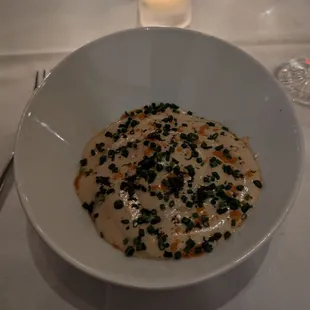 lobster Newburg with poached egg 5/5 so much flavor lots of lobster. Very tender