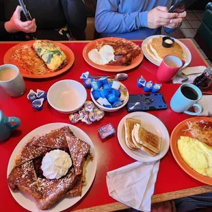 people eating breakfast