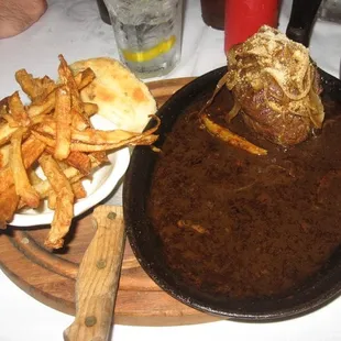 See how that rogue fry landed in my au jus?? That was the best one!!