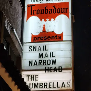 Here tonight to see Snail Mail, Narrow Head and The Umbrellas