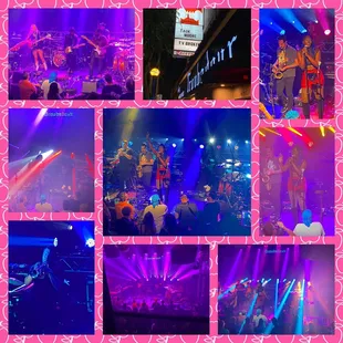 Montage of images from the Troubadour