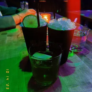 The drinks