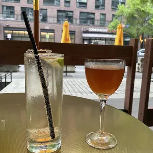 Sandalwood Gin &amp; Tonic, Everything Bagel Sazerac