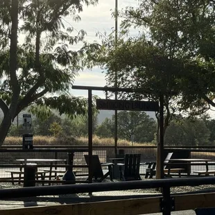 Designated smoking area