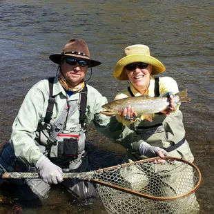 Ron with Ann C on the &quot;Dream Stream&quot;
