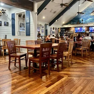 Indoor dining area at Trout Street Bar &amp; Grill
