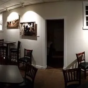 Panorama of the main seating room.