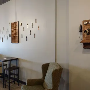 sitting area and more wall keys