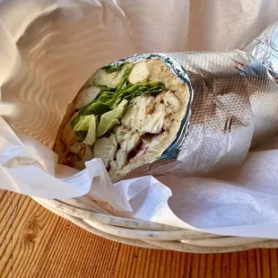 Chicken Souvlaki Wrap