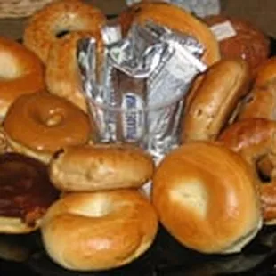 food, bagels, bagel