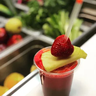 Fresh fruit smoothies