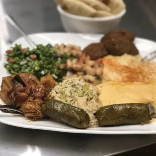 Veggie sampler plate