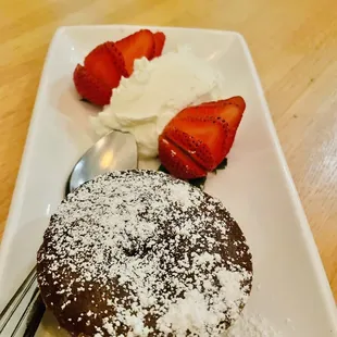 Chef Alex's lava cake