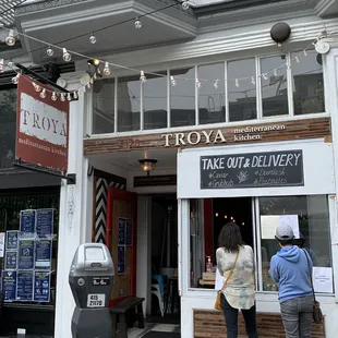 Store front from Fillmore Street