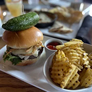 Texas heat burger