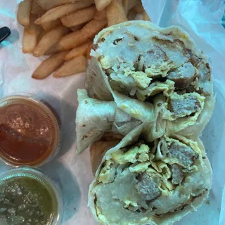 Sausage and Egg Burrito