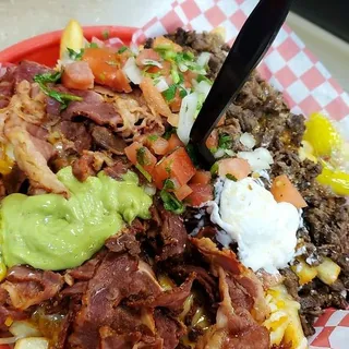 Chili Cheese Fries with Pastrami