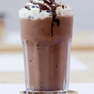 Mocha ice coffee