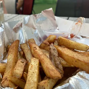 These fries!!  to DIE for