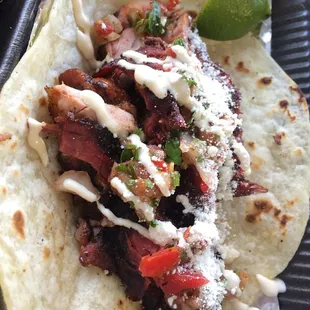TRU Bar-B-Que - 599 West Littleton blvd. in Littleton TACOS on homemade tortillas