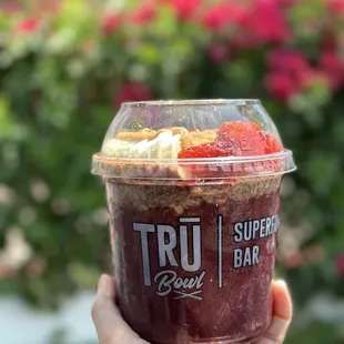 Custom made açaí bowl