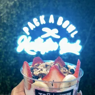 Custom açai bowl!