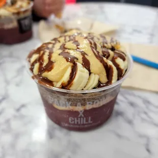 Buttah Lova only no strawberry or blueberry add extra banana