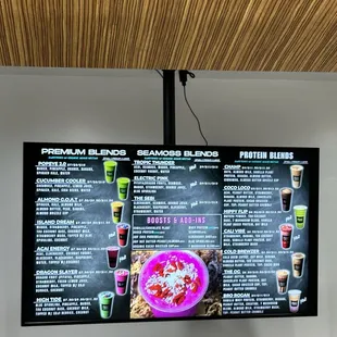 Menu board 1