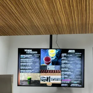 Menu board 2