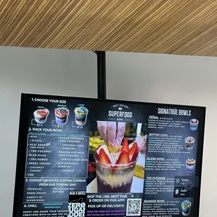 Menu board 3
