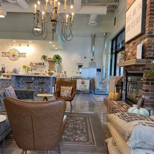 Comfortable seating.