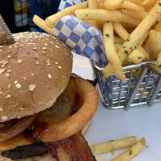 Whiskey BBQ Burger