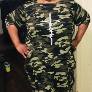 a woman standing in a kitchen