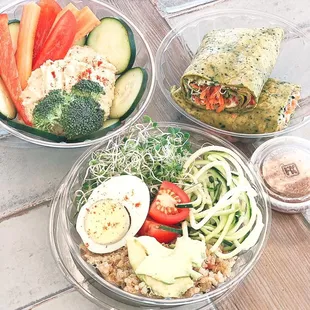 salad &amp; poke bowls