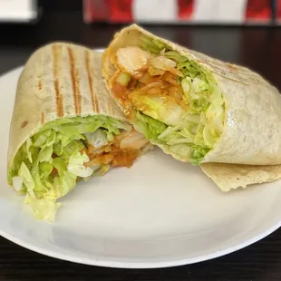 Chicken tikka wrap