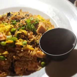 Salmon fried rice