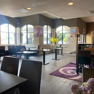 Restaurant seating area